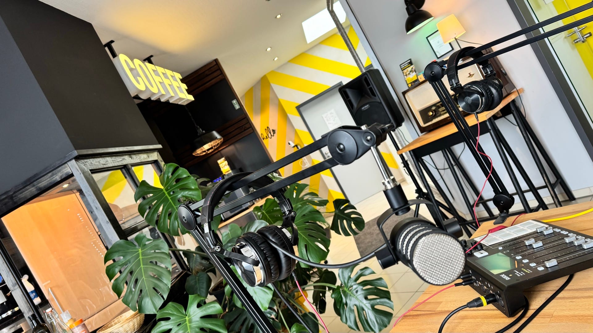 Podcast-Studio im ROOF